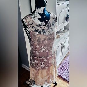 Beautiful lace overlay mini